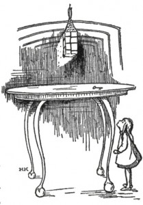 Illustration from Alice in Wonderland Gutenberg Project (Public Domain)